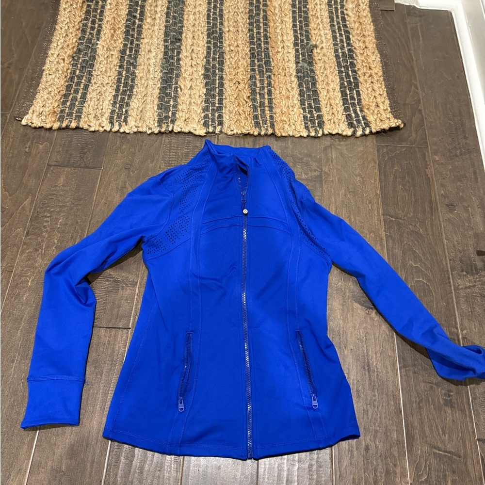 Tangerine Women's Vibrant Blue Bomber Jacket